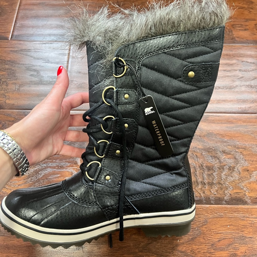 Sorel Waterproof/women’s boots (7/Black)